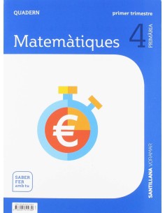 QUADERN MATEMATIQUES 1 4TPRIMARIA SABER FER AMB TU VALENCIA 2019