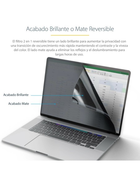 Filtro de Privacidad para Macbook Pro 21/23 o Portátiles de 14" - Mate - Antirreflectante - Anti Luz Azul - 51% de Reducción de