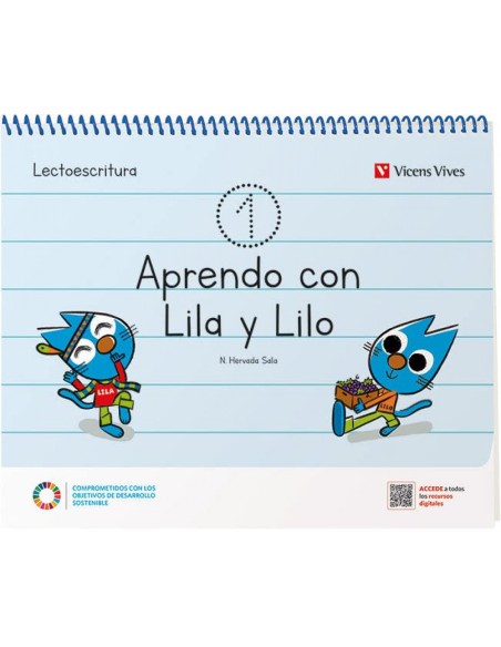 APRENDO CON LILA Y LILO CUADERNO 1