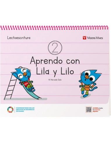 APRENDO CON LILA Y LILO CUADERNO 2