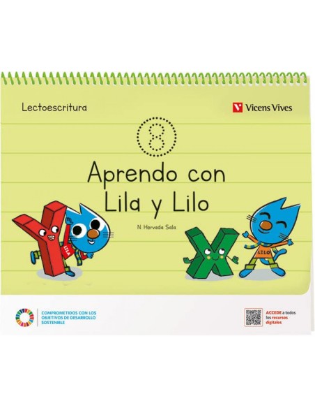 APRENDO CON LILA Y LILO CUADERNO 8