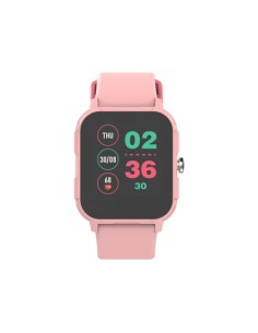 34158020 Relojes inteligentes y deportivos 2,54 cm (1") IPS 26 mm Digital 240 x 280 Pixeles Pantalla táctil Negro, Rosa, Blanco 