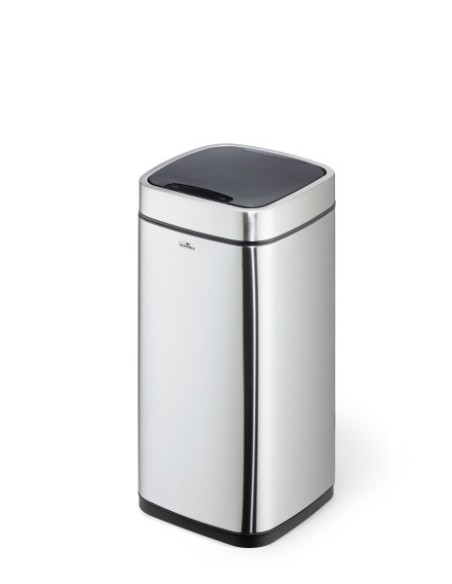 TOUCH 21L Rectangular Acero inoxidable Negro, Plata