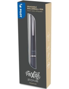 Boligrafo frixion clicker zone 07mm cuerpo color gris