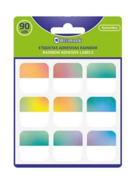 ETIQUETAS ADHESIVAS INDEX RAINBOW BISMARK 90 UNID