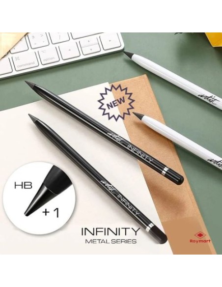 Exp 24 lapices infinity round metal body colores surtidos