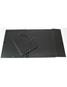 343CS00 carpeta PVC Negro Folio
