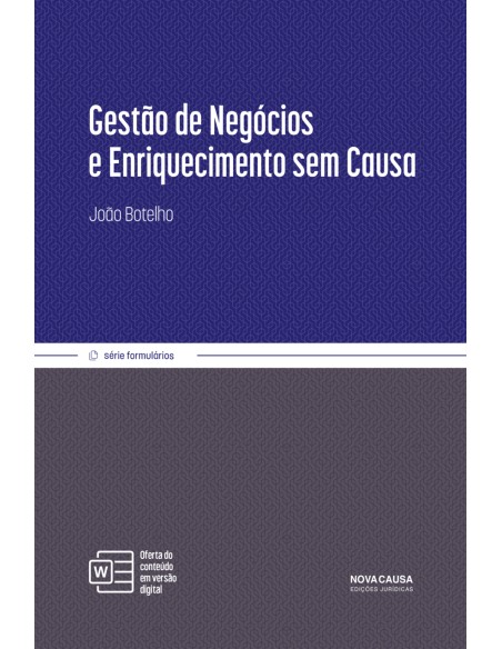 GESTAO DE NEGOCIOS E ENRIQUECIMENTO SEM CAUSA