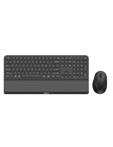 6000 series SPT6607B/31 teclado Ratón incluido Universal RF Wireless + Bluetooth Negro