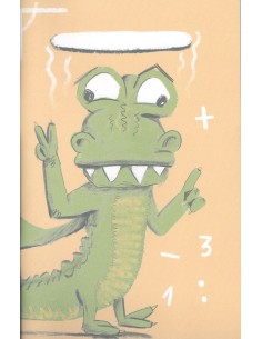 Caderno quadriculas dragao