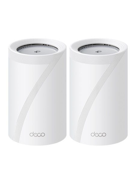 Deco BE65 Pro (2-pack) Tribanda (2.4 GHz / 5 GHz / 6 GHz) Wi-Fi 7 (802.11be) Blanco 3 Interno