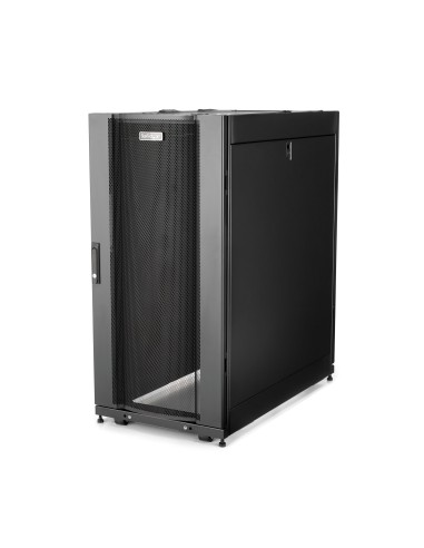 Armario Rack para Servidores 25U 19" 4 Columnas - Rack de Servidores con Cerradura y Seguro - Rack con Ruedas y Carriles de Mont