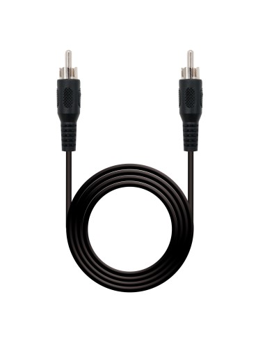 10.24.0405 cable de audio 5 m RCA Negro