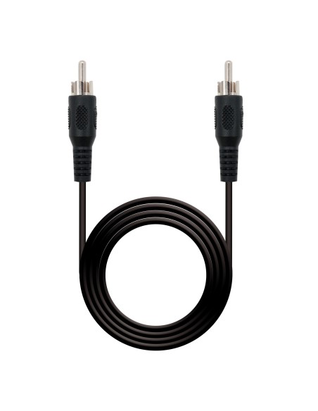 10.24.0405 cable de audio 5 m RCA Negro