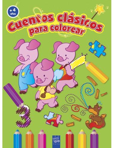 Cuentos clasicos colorear 4 anos
