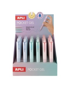 BOLIGRAFO APLI MINI GEL SURT. EXP.36