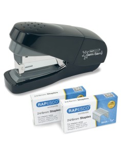 1688 grapadora Grapado plano Negro