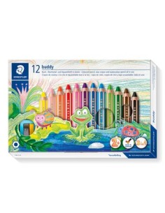 Noris buddy 140 Negro, Azul, Marrón, Verde, Magenta, Naranja, Rojo, Violeta, Amarillo 12 pieza(s)