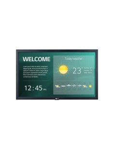 22SM3G-B pantalla de señalización Pantalla plana para señalización digital 54,6 cm (21.5") IPS Wifi 250 cd / m² Full HD Negro Pr