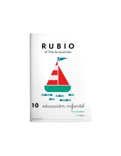 CUADERNO RUBIO A5 EDU. INF. 10 PIRATAS - Pack de 1 unidad EI10