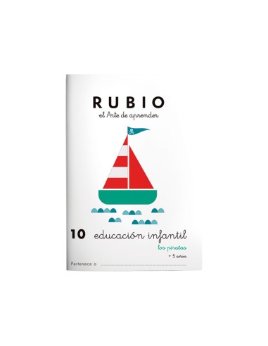 CUADERNO RUBIO A5 EDU. INF. 10 PIRATAS - Pack de 1 unidad EI10