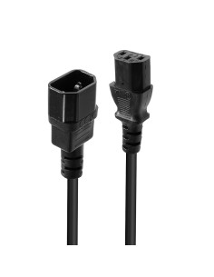 30320 cable de transmisión Negro 0,5 m C14 acoplador C13 acoplador