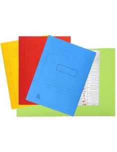 Paq 50 subcarpetas a4 190g con 2 solapas forever impresas colores surtidos