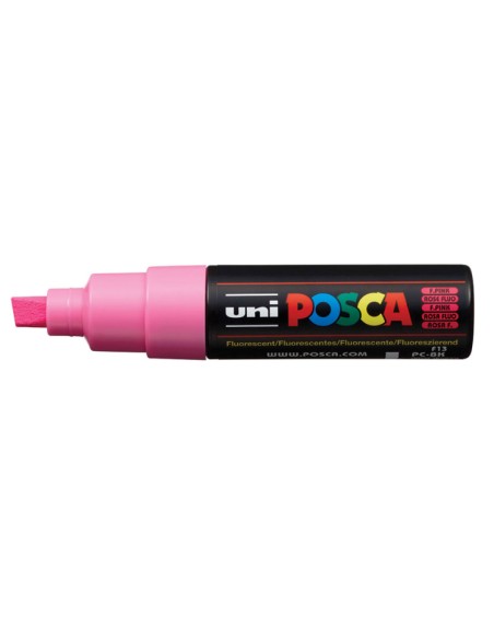 POSCA PC-8K Rosa Fluorescente 182678 Pack de 6