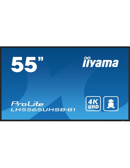 LH5565UHSB-B1 pantalla de señalización Diseño de quiosco 138,7 cm (54.6") LED Wifi 800 cd / m² 4K Ultra HD Negro Procesador inco