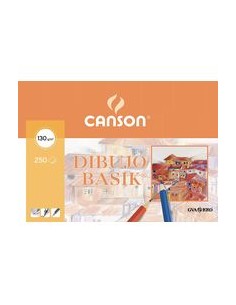 C 250 laminas dibujo basik liso a3 130g