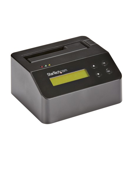 Borrador Autónomo USB 3.0 de 1 Bahía para Discos Duros o SSDs - USB 3.0 a SATA II (3 Gbps) - TAA - 9 Modos de Borrado - Pantalla