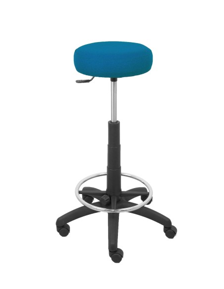 Taburete Tolosa bali verde petróleo