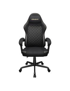 CGR-FXF-GLB Silla para videojuegos universal Asiento acolchado Negro, Oro