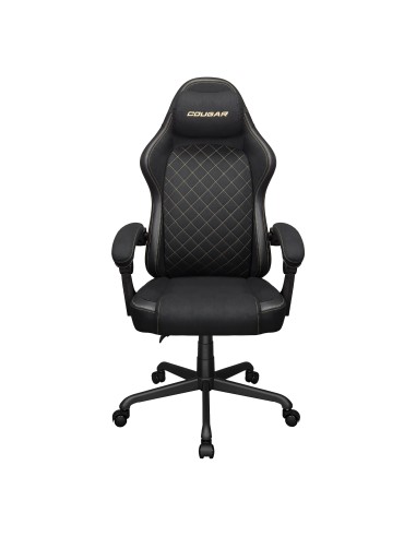 CGR-FXF-GLB Silla para videojuegos universal Asiento acolchado Negro, Oro