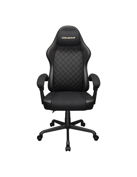 CGR-FXF-GLB Silla para videojuegos universal Asiento acolchado Negro, Oro