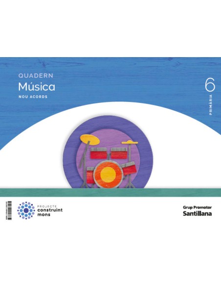 QUADERN MUSICA 6EPRIMARIA NOU ACORDS CATALUNYA 2023