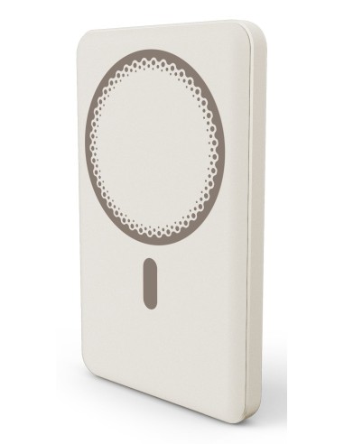 Magnetic Powerbank 5000 mAh Cargador inalámbrico Champán