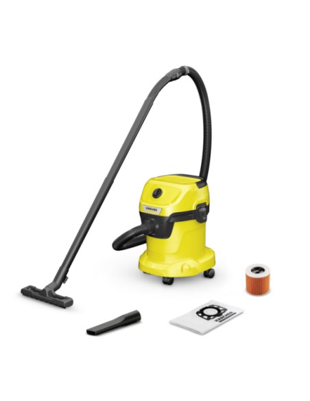 WD 3 V-15/4/20 15 L Aspiradora de tambor Seca y húmeda 1000 W Bolsa para el polvo