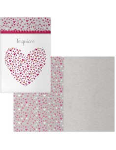 Pack 6 tarjetas felicitacion Modelo Valentin aroma