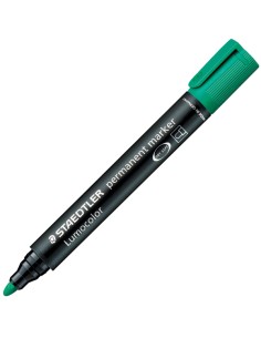 Lumocolor marcador permanente Verde Punta redonda 1 pieza(s)