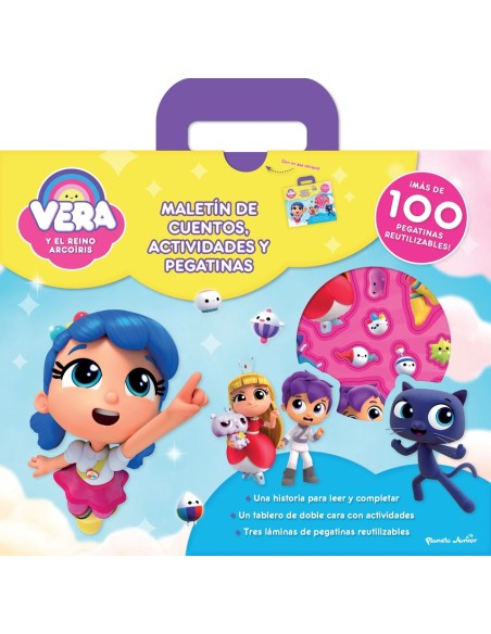 Vera y el Reino Arcoiris Maletin de cuentos actividades y pegatinas