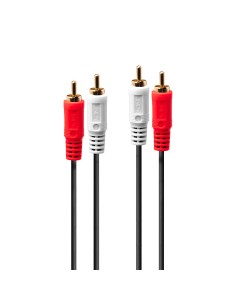 35666 cable de audio 20 m 2 x RCA Negro, Rojo, Blanco