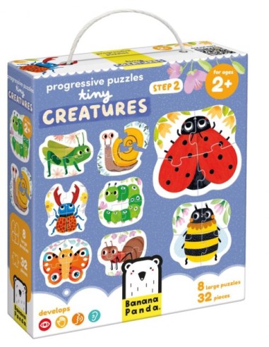 PROGRESSIVE PUZZLES TINY CREATURES 2 ANOS