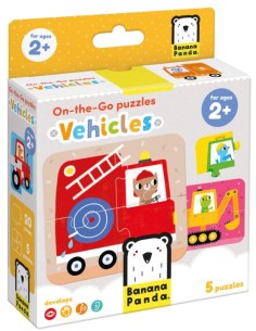 ON THE GO PUZZLES VEHICLES 2 ANOS
