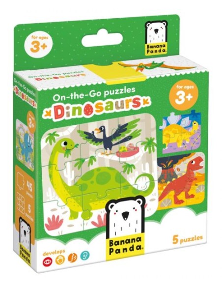ON THE GO PUZZLES DINOSAURS 3 ANOS