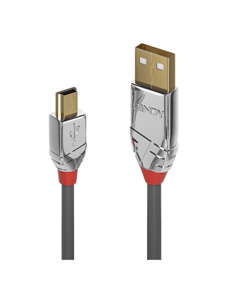 36635 cable USB 7,5 m USB 2.0 USB A Mini-USB B Gris