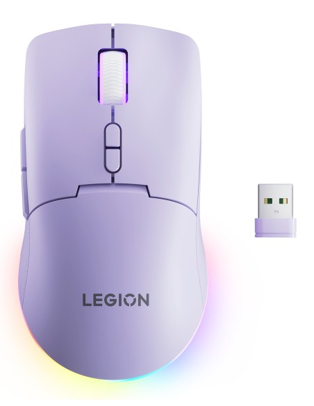 Legion M220 ratón Juego Ambidextro RF Wireless + Bluetooth + USB Type-C Óptico 5000 DPI