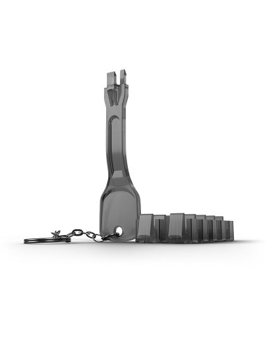 40470 bloqueador de puerto Bloqueador de puerto + clave RJ-45 Negro Acrilonitrilo butadieno estireno (ABS)