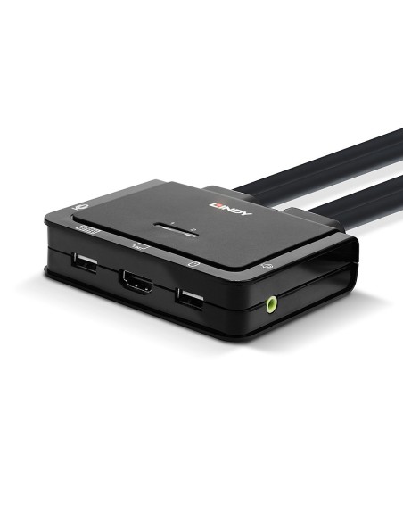 42345 interruptor KVM Montaje en rack Negro 42345 interruptor KVM Montaje en rack Negro