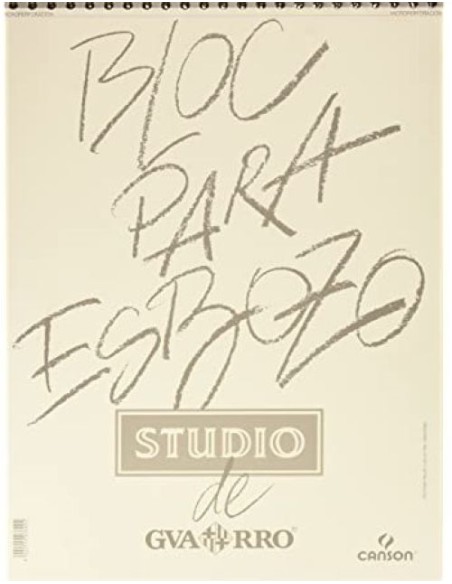 Bloc espiral de esbozo studio a3 100h 90g grano fino microperforado Bloc espiral de esbozo studio a3 100h 90g grano fino microperforado